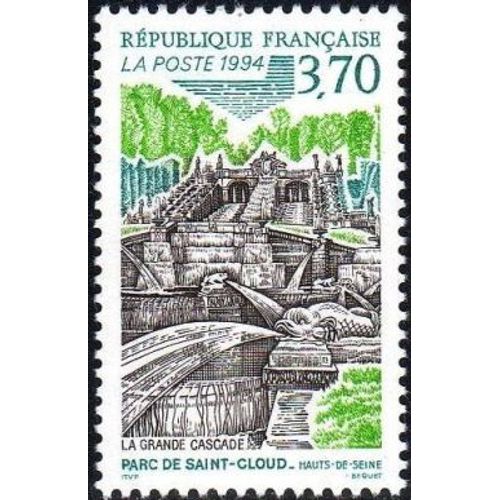 Timbre France 1994 Oblitéré - La Grande Cascade Du Parc De Saint-Cloud - 3.70 Yt2905