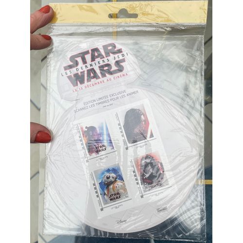Star Wars Le Derniers Jedi 4 Timbres Collector Sous Blister 2017