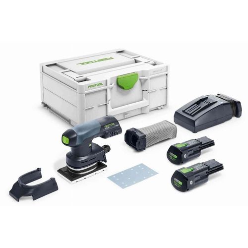 Ponceuse vibrante hybride FESTOOL RTSC 400 3,0 I-Plus + 2 batteries 3.0 Ah - 576353
