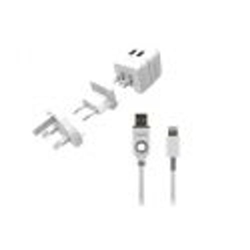 THOMSON THCSMFI3.4AW - Travel chargeur iP5 3.4A blanc -1m