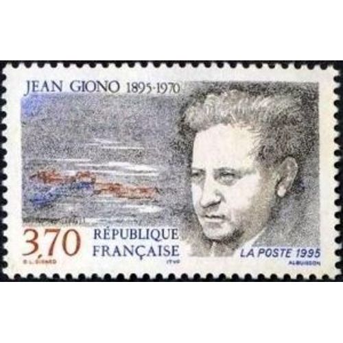 Timbre France 1995 Oblitéré -Jean Giono (1895-1970)- 3.70 Yt2939