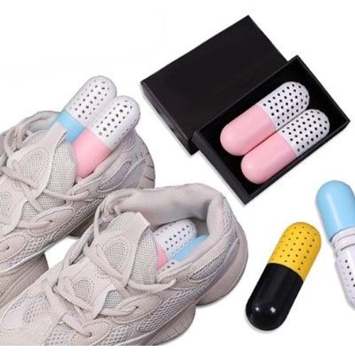 Désodorisant Pour Placard À Chaussures, 1 Pièce, Stérilisateur, Tiroir, Purificateur D'air, Dissolvant D'odeur, Forme De Capsule, Absorbeur D'humidité, Boule De Séchage