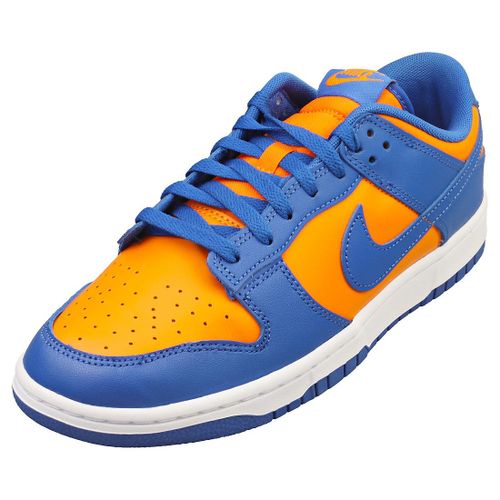 Chaussures Nike Dunk Low Retro Baskets Orange Bleu