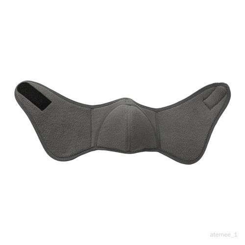 Aternee Masques Chauds Demi Visage Masque De Ski Masque Polaire Pour Moto Cyclisme Ski Gris