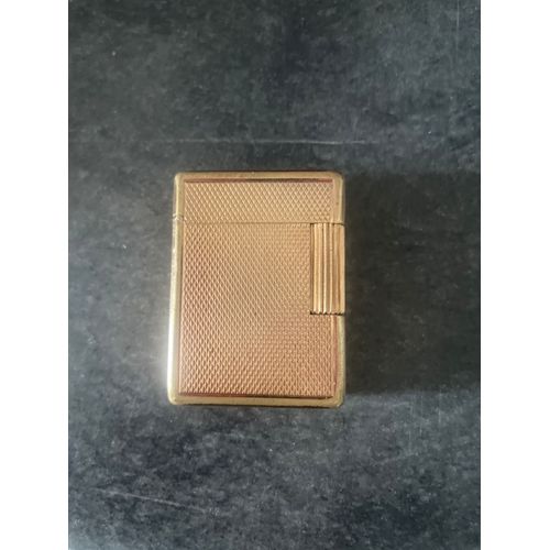 Briquet Dupont Plaqué Or Numéroté