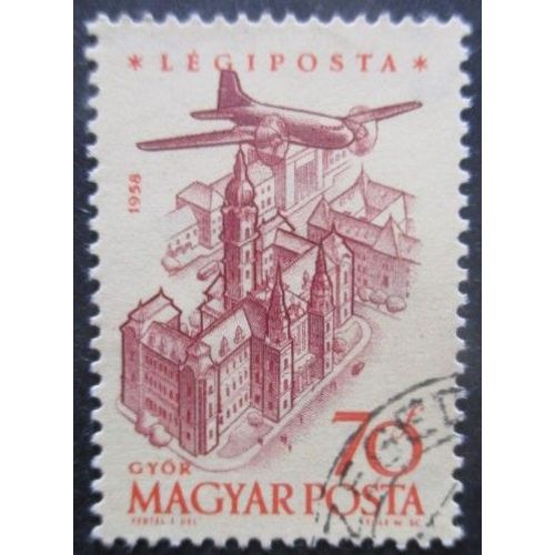 Hongrie Poste Aérienne N°215 Oblitéré