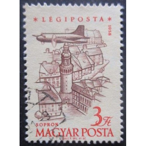Hongrie Poste Aérienne N°219 Oblitéré