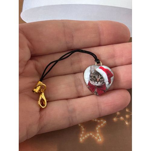 Breloque Charles Chat De Noël 