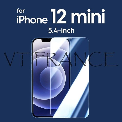 2 Ecrans Protecteur Verre + Gabarit Pour Iphone, Smartphone: Iphone 12 Mini