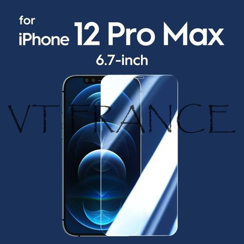 2 Ecrans Protecteur Verre + Gabarit Pour Iphone, Smartphone: Iphone 12 Pro Max