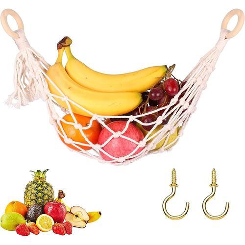 Panier à fruits et légumes en forme de hamac pour une maturation uniforme des fruits et légumes,Déco Cuisine Stockage de Camping Car