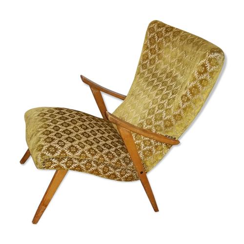 Fauteuil Lounge Chair Wing Scandinave Annes 50 60 Multicolore