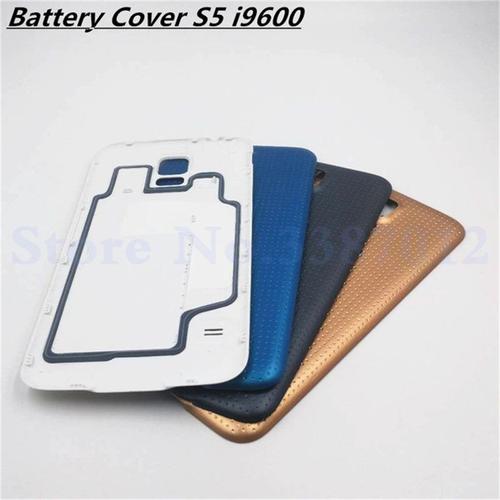 Bleu - Coque Arrière De Batterie, Étui'origine Pour Samsung Galaxy S5 I9600 G900 G900f G900h Sm G900f