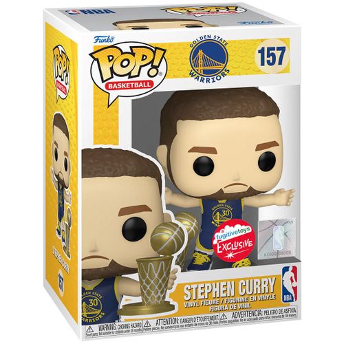 Figurine Funko Pop - Nba N°157 - Stephen Curry - Golden State Warriors (68271)