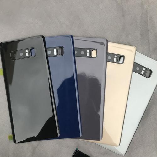 Imprimer Imei - Coque Arrière En Verre Pour Samsung Galaxy Note 8, Pour Modèles N950, N950f, Avec Adhésif, Cadre Pour Objectif D'appareil Photo