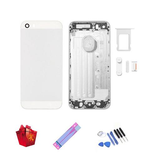 5se Blanche - Coque De Haute Qualité Pour Iphone, Couvercle Arrière De Batterie, Cadre De Châssis, Autocollant Pour Outils Et Batterie, Imei Personnalisable