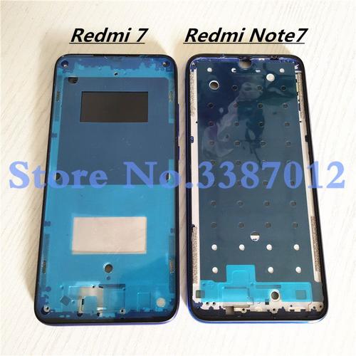 Redmi Note7 Noir - Coque De Rechange Pour Xiaomi Redmi Note 7 Redmi7, Cadre Central, Couvercle De La Lunette, Pièces De Réparation