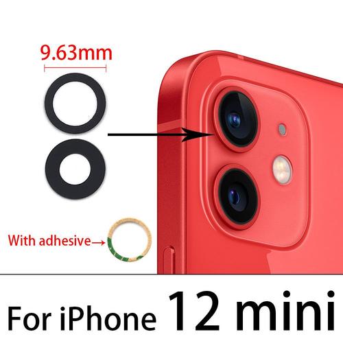 Pour Iphone 12 Mini - Lentille De Remplacement Pour Caméra Arrière, Pour Iphone