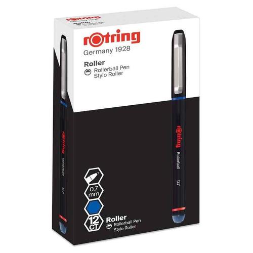 Rotring Stylo Roller Rollerball, Largeur Tracé: 0,7 Mm, Bleu