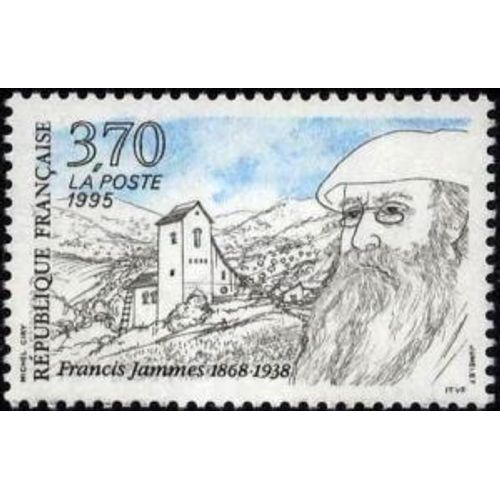 Timbre France 1995, Oblitéré -Francis Jammes (1868-1938)- 3.70 Yt2983