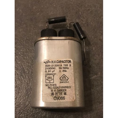 H,V capacitor HCH-212091A T85S 0,91uf pour micro ondes