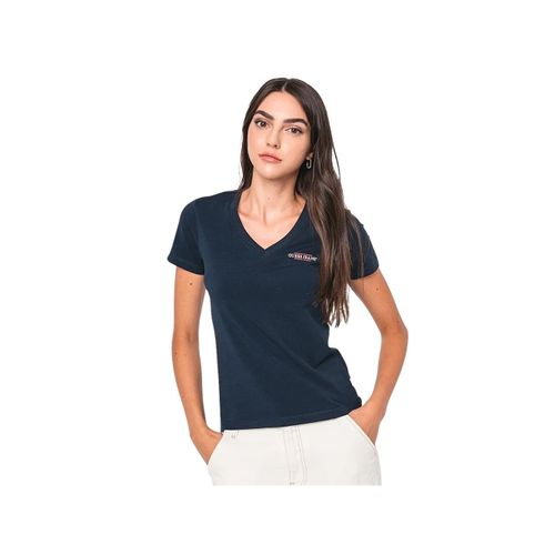 T Shirt Guess American Femme Bleu