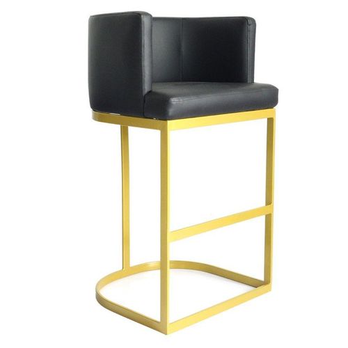 Paris Prix - Chaise De Bar Design "Noemy" 100cm Noir