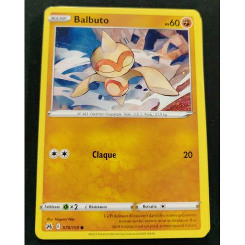 Pokemon Balbuto 070 / 159 Zenith Suprême