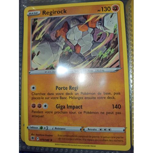 Rare - Pokemon - Astres Radieux - Regirock 75/189