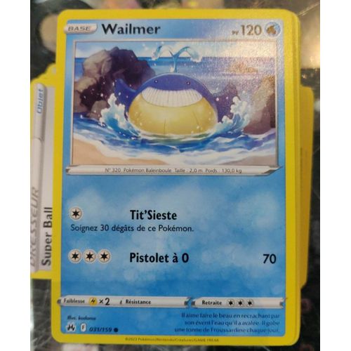 Pokemon Wailmer 031 / 159 Zenith Supreme