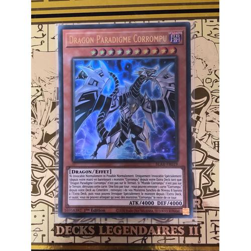 Carte Yu Gi Oh! : Dragon Paradigme Corrompu / Ultra Rare / Blar-Fr019 / 1ere Édition.