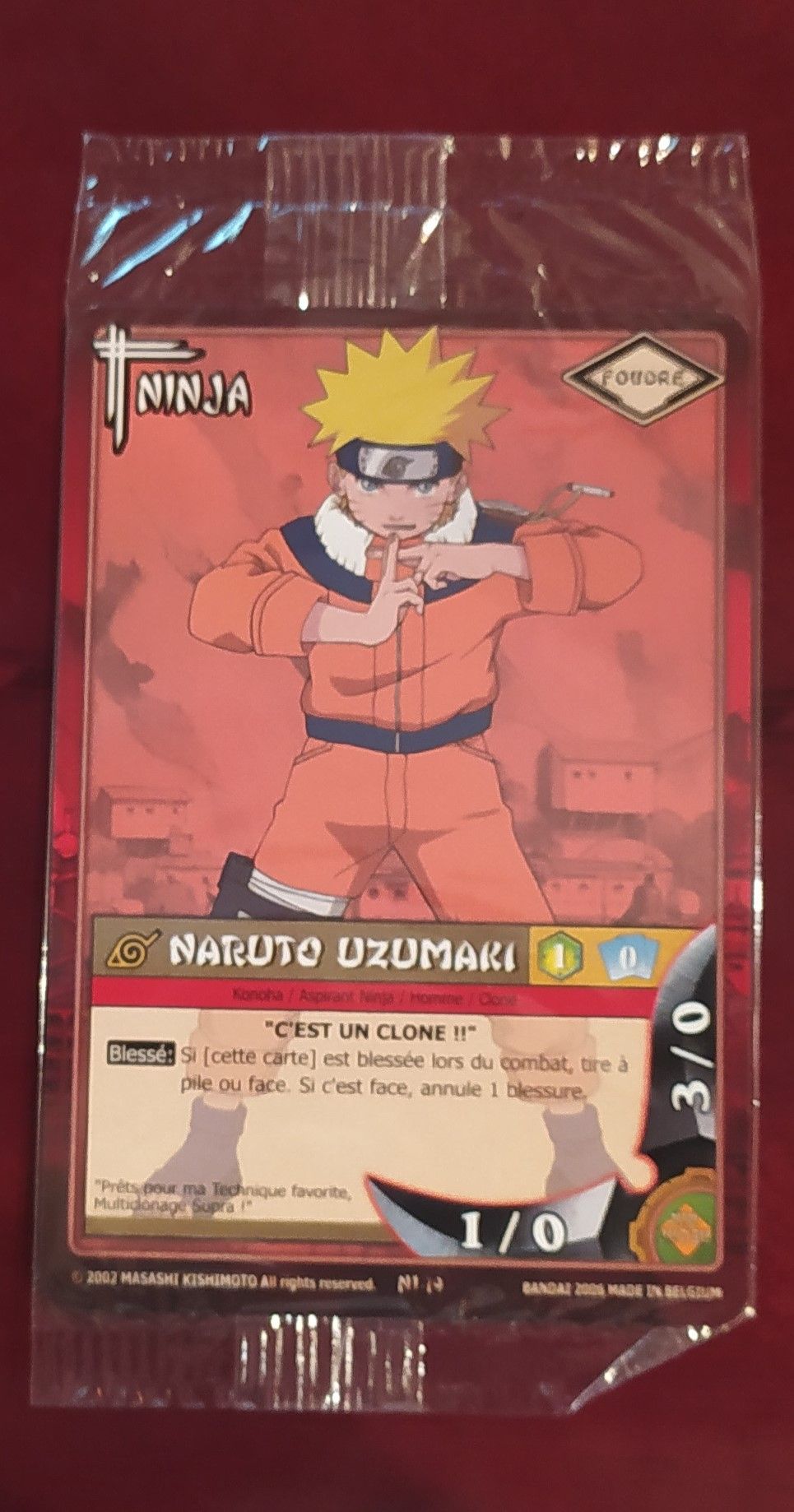 Naruto Uzumaki - Cartes Naruto Série 01 NI-01