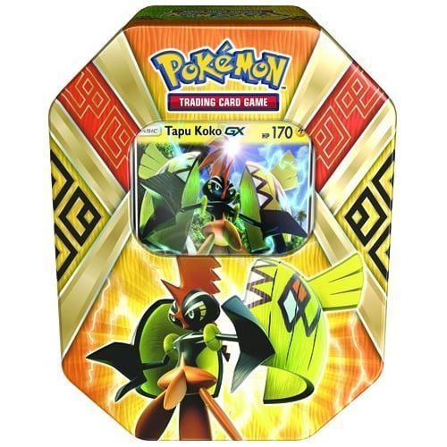 Pokemon Summer Tin 2017 - Island Guardians - Tapu Koko Gx Tin - Anglais