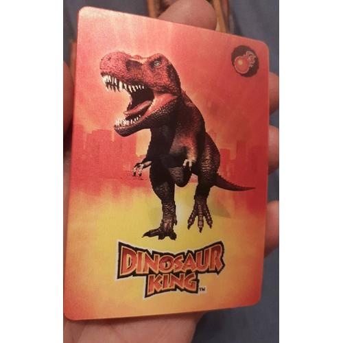 Carte Dinosaur King Tyrannosaure En Relief