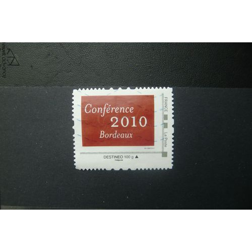 Timbre France Destineo 100g Oblitéré - Conférence 2010 Bordeaux