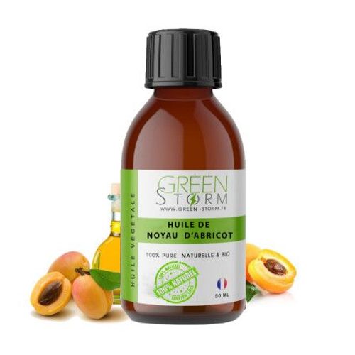 Huile Végétale De Noyau D'abricot 100% Pure Greenstorm 50ml - 50ml 