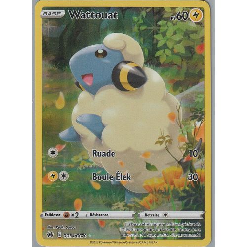 Carte Pokemon - Wattouat - Gg34/Gg70 - Ultra-Rare - Eb12,5 - Zenith Supreme -