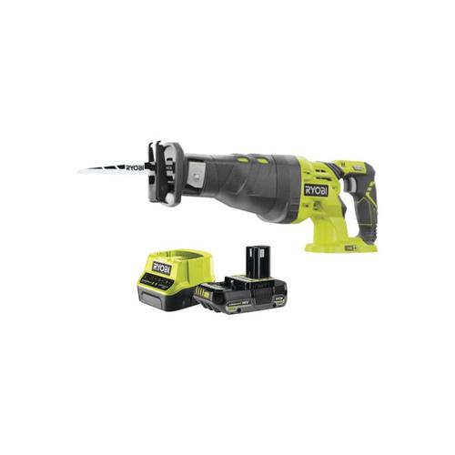 Pack RYOBI Scie sabre R18RS-0 - 18V One+ - 1 Batterie 2.0Ah - 1 Chargeur rapide