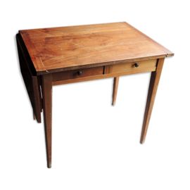 Ancien Bureau En Bois Massif Avec Extension Bois