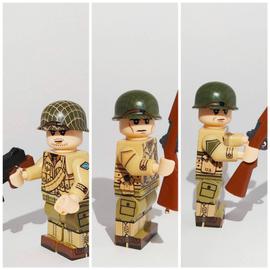Lego ww2 minifigures Soldat Militaire américain parachutistes D