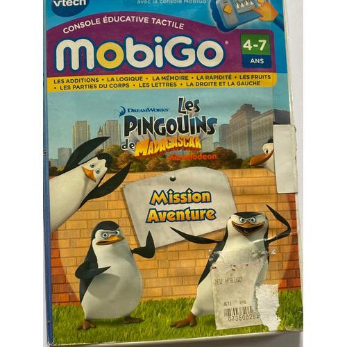 Vtech - 250305 - Jeu Éducatif Électronique - Jeu Mobigo - Les Pingouins De Madagascar