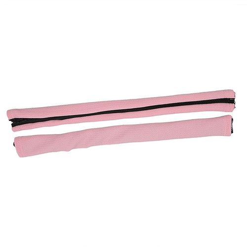 Gants De Chaise De Bureau Antidérapants, Couleur Unie, Fermeture À Glissière Élastique, Housse D'accoudoir Pour Chaise D'ordinateur, 2 Pièces