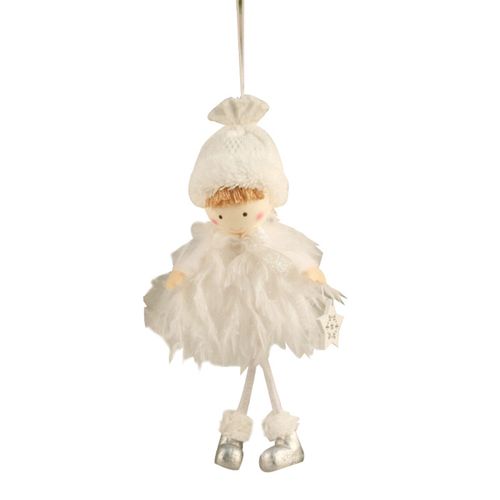 Pendentif Petit Ange Pour Décoration D'arbre De Noël, Jolie Poupée Pour Vitrine De Bureau, Ornement De Gâteau, Nouvelle Collection