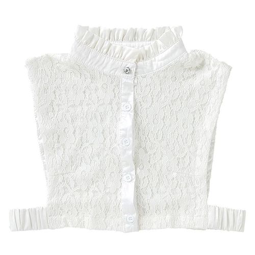 Demi-Chemise En Dentelle Pour Femmes, Nouvelle Chemise Élégante, Détachable, Demi-Blouse, Avec Dentelle, En Trois Dimensions, Faux Col
