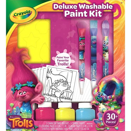 Trolls - Crayola - Kit De Peinture Deluxe