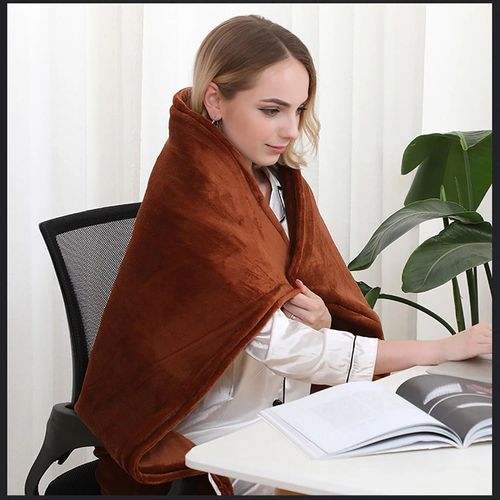 Couverture Chauffante Électrique Multifonction Usb, Tapis Chauffant, Doux Pour La Peau, Fournitures Portables Pour Les Épaules, Le Cou Et Les Jambes Arrière