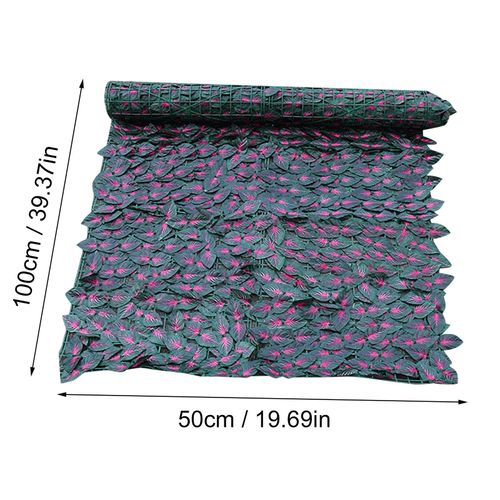 Clôture De Lierre Artificielle En Fausse Feuille Verte, Panneaux D'écran De Confidentialité, Clôture D'extérieur En Rotin, Décoration De Jardin De Maison, 0,5x1m/3m