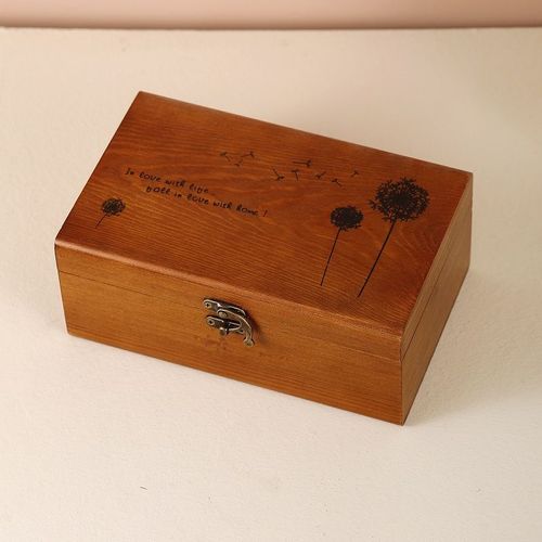 Boîte En Bois Massif De Couture Rétro, Boîte En Bois Vintage, Étui De Rangement Multifonctionnel Pour Fil D'aiguilles Et Ciseaux À La Maison, Organisateur D'outils De Couture