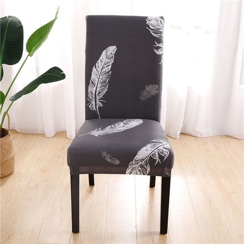 Housse De Chaise De Style Nordique, 1 Pièce, Amovible, Anti-Salissure, Élastique, Taille Universelle, Imprimé Floral, En Fiber De Polyester