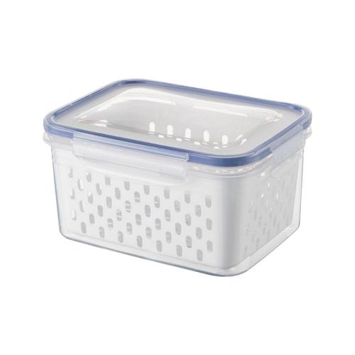 Panier à Double égouttoir 3 en 1, boîte de rangement des aliments, conteneur de stockage des fruits et légumes pour réfrigérateur, conteneur frais